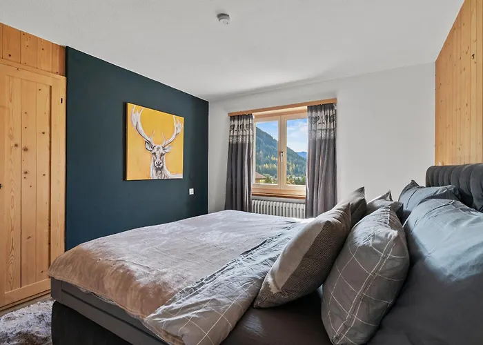 בקתה A&y Luxury Alpine View Kamin דאבוס